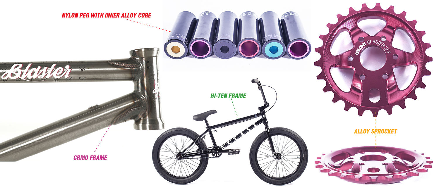 bmx bike materials