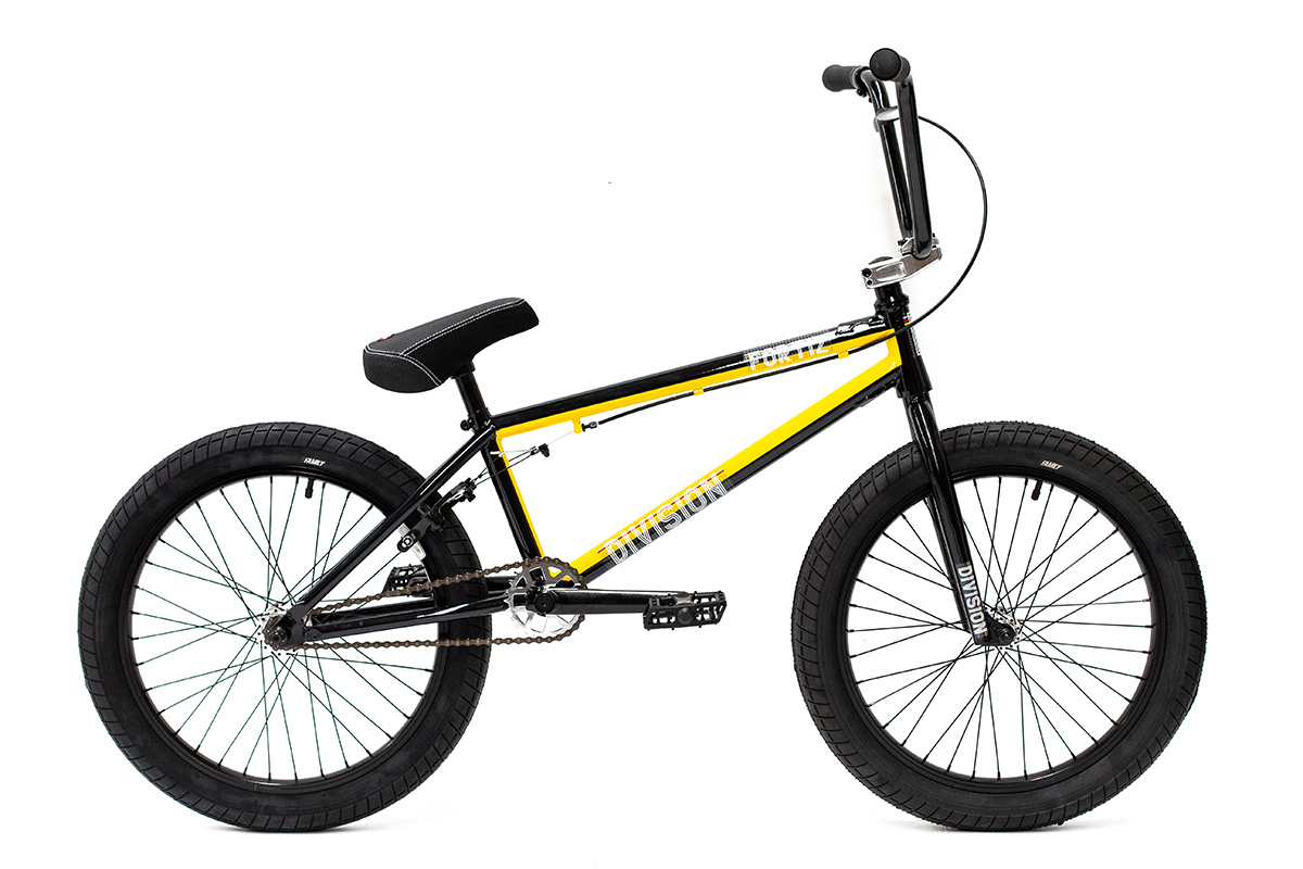 Division Fortiz BMX Bike Black Yellow