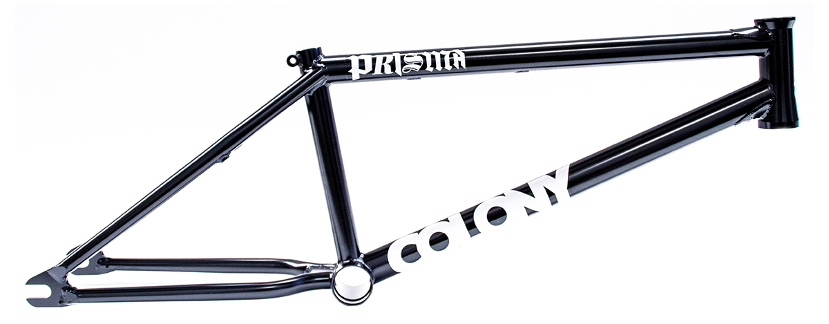 colony prisma bmx frame black