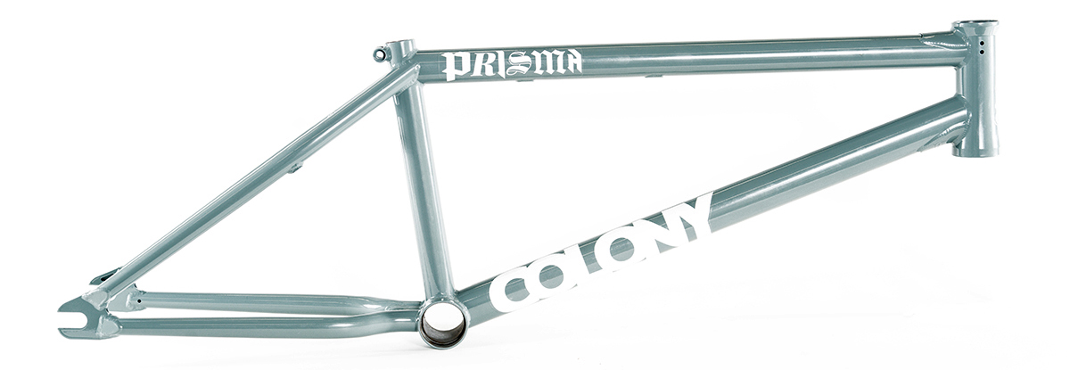 colony prisma bmx frame grey