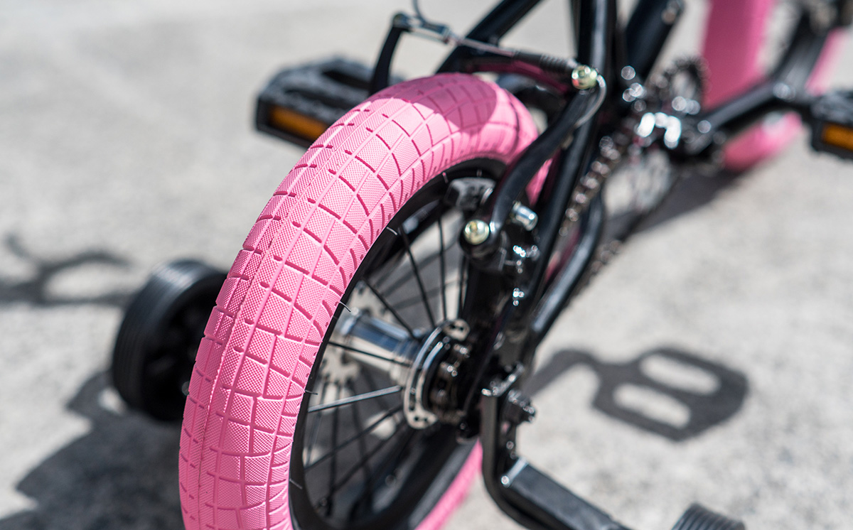 12" bmx tyres pink