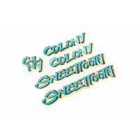 Colony BMX Sweet Tooth Frame Sticker Kit - New 2021