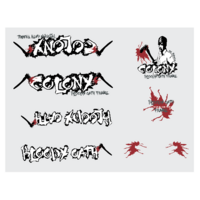 Colony Bloody Oath Frame Sticker Kit