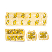 Colony BMX Injustice Frame Sticker Kit