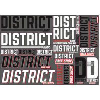 Custom Made Bike Shop Sticker Packs