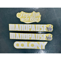 Colony Manopause Frame Sticker Kit