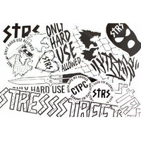 Stress BMX Sticker Set