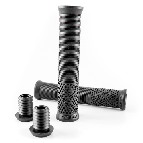 DRB Honey BMX Flangeless Grips Black