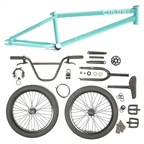 M8 Custom Pro Full Bike Build Kit 20.9" Blue Mint