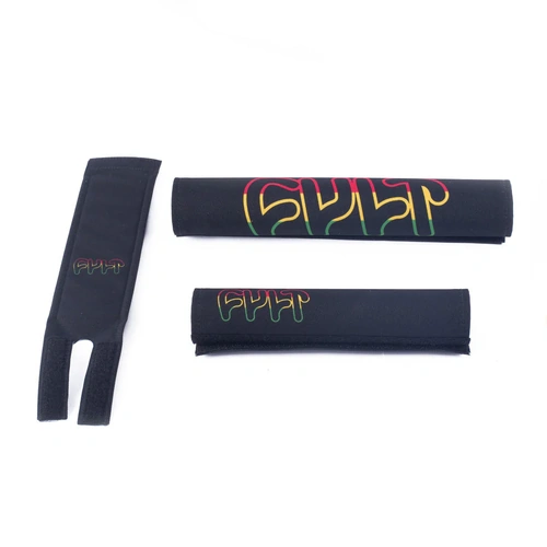 Cult BMX Pad Set Rasta Edition