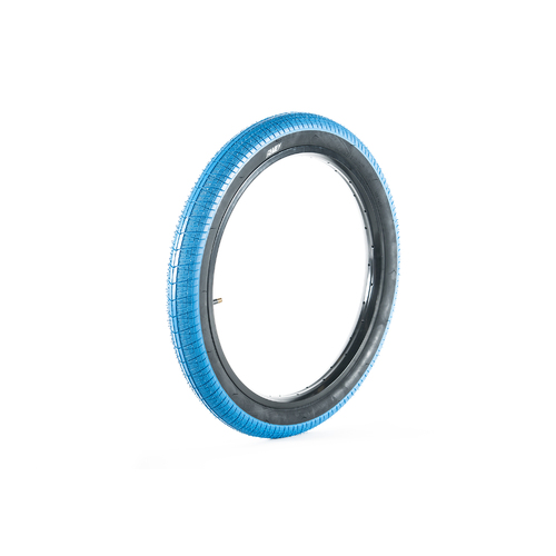 Family BMX Tyre F603 Tyre 20" x 2.35" [Colour: Blue/Black]