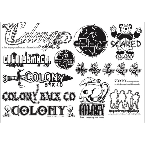 Colony 2005 Sticker Pack