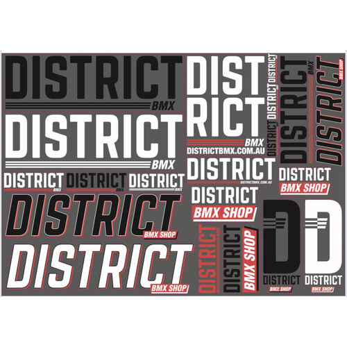 Custom Made Bike Shop Sticker Packs