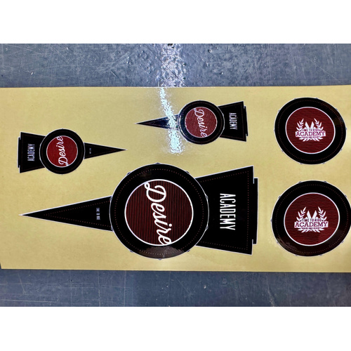 Academy Desire 2014 Sticker Pack Red / Black