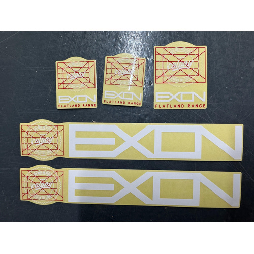 Colony BMX EXON Frame Sticker Kit White