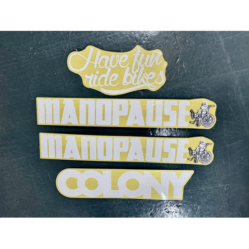 Colony Manopause Frame Sticker Kit