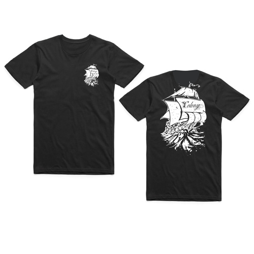 Colony BMX Endeavour Tee Black S Small T-Shirt
