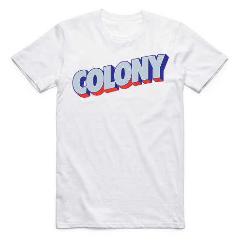 Colony BMX Postcard Tee White XXL 2XL T-Shirt