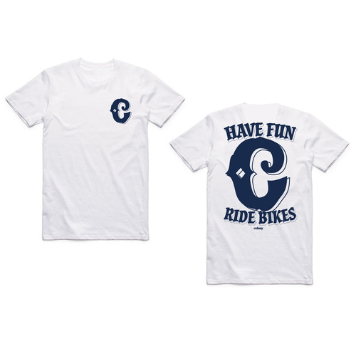 Colony BMX Have Fun Tee White XL Xlarge T-Shirt