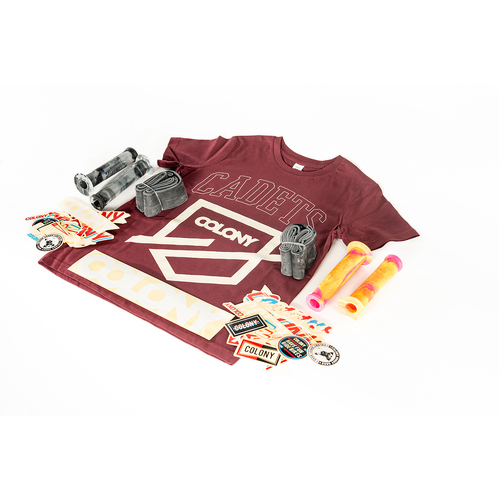 Colony Cadets - Welcome Pack [Tube Size: 12"] [Shirt Size: Kids 10]